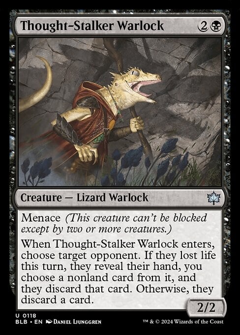 Thought-Stalker Warlock - Bloomburrow-(118)-Foil