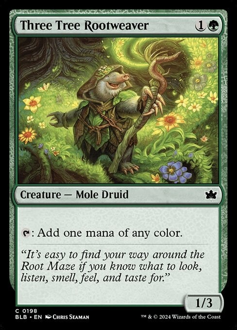 Three Tree Rootweaver - Bloomburrow-(198)