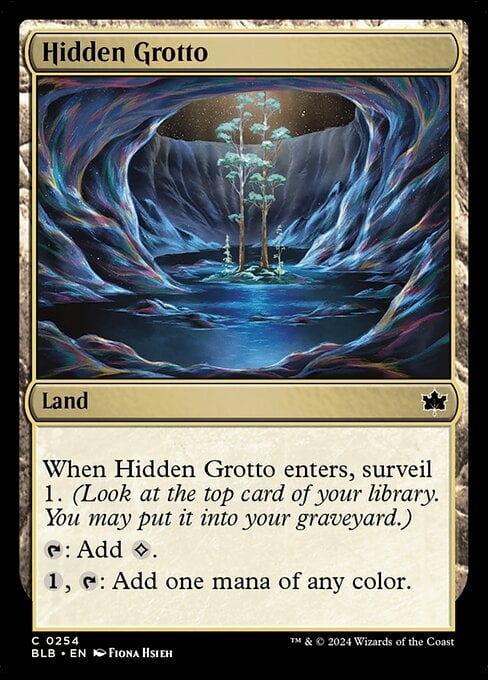 Hidden Grotto - Bloomburrow-(254)