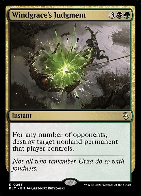 Windgrace's Judgment - Bloomburrow Commander-(263)