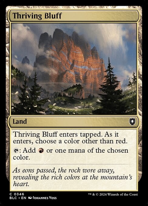 Thriving Bluff - Bloomburrow Commander-(346)