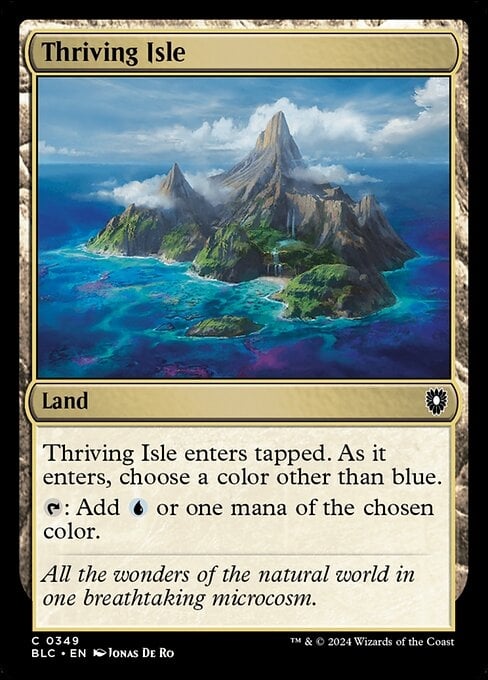 Thriving Isle - Bloomburrow Commander-(349)