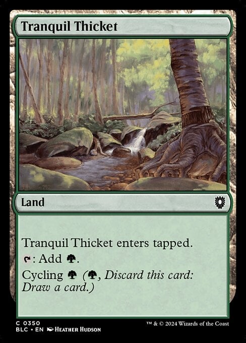Tranquil Thicket - Bloomburrow Commander-(350)