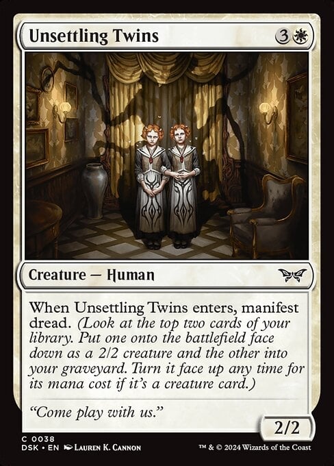 Unsettling Twins - Duskmourn: House of Horror-(038)