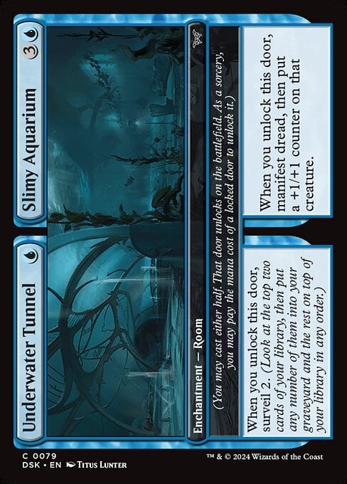 Underwater Tunnel // Slimy Aquarium - Duskmourn: House of Horror-(079)