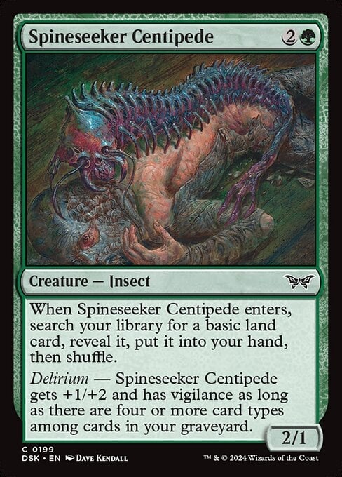 Spineseeker Centipede - Duskmourn: House of Horror-(199)
