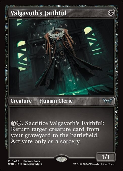 Valgavoth's Faithful - Duskmourn: House of Horror-(412)