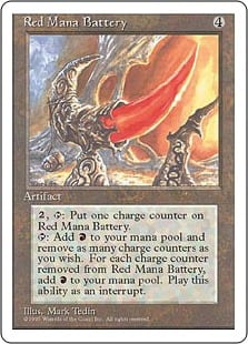 Red Mana Battery - Fourth Edition-(361)