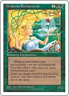 Verduran Enchantress - Fourth Edition-(165)