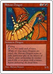 Shivan Dragon - Fourth Edition-(238)
