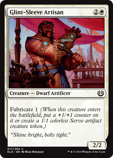 Glint-Sleeve Artisan - Kaladesh-(017)-Foil