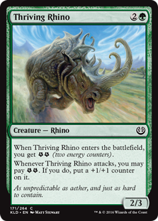 Thriving Rhino - Kaladesh-(171)-Foil