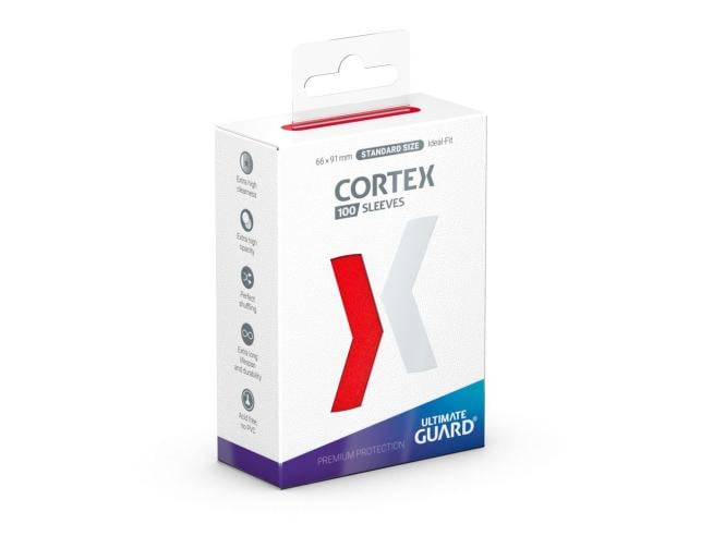 Ultimate Guard Cortex Sleeves Standard Size Red (100)