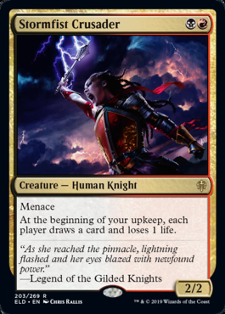 Stormfist Crusader - Throne of Eldraine-(203)