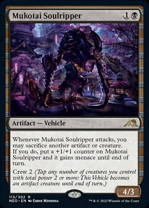 Mukotai Soulripper - Kamigawa: Neon Dynasty-(113)-Foil