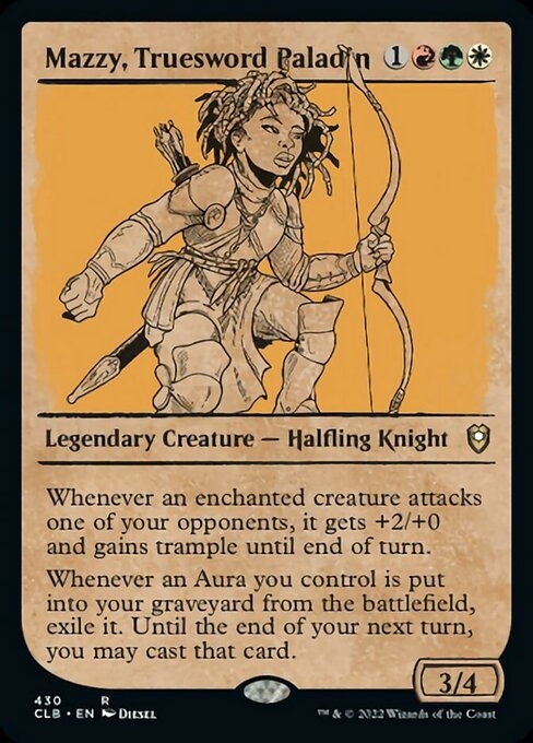 Mazzy, Truesword Paladin - Commander Legends: Battle for Baldur's Gate-(430)-Foil