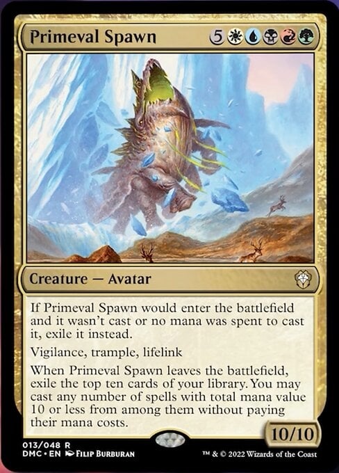 Primeval Spawn - Dominaria United Commander-(013)