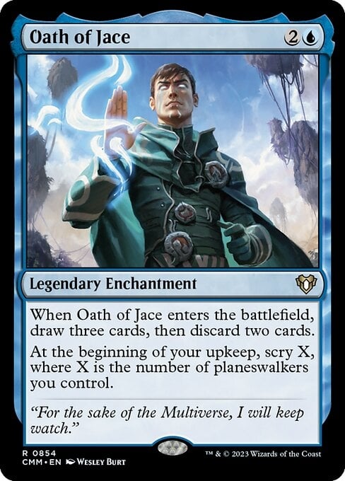 Oath of Jace - Commander Masters-(854)