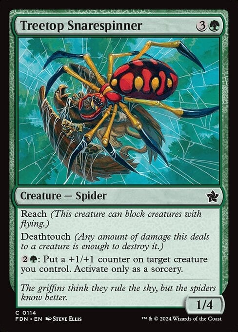 Treetop Snarespinner - Foundations-(114)-(Foil)