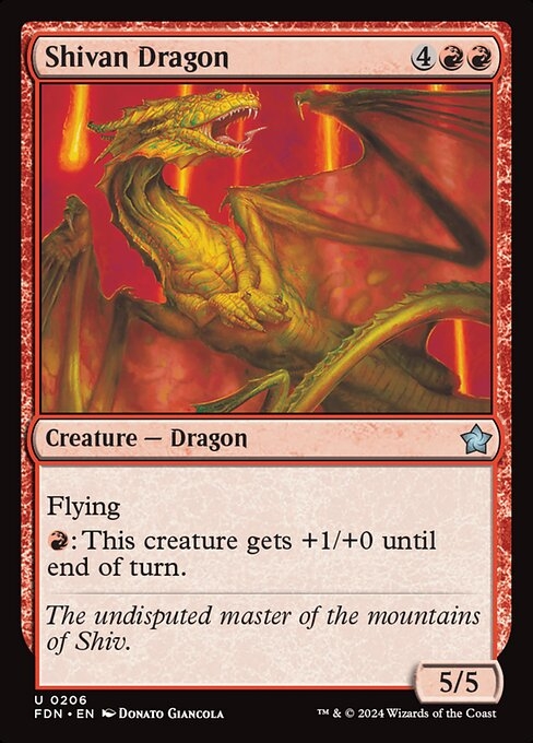 Shivan Dragon - Foundations-(206)