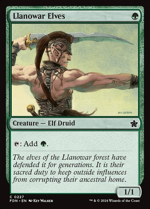 Llanowar Elves - Foundations-(227)