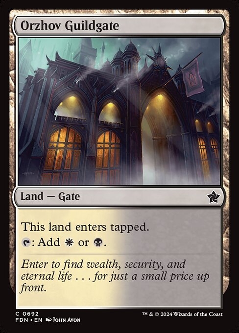 Orzhov Guildgate - Foundations-(692)