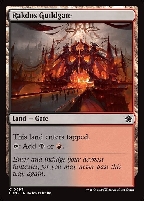 Rakdos Guildgate - Foundations-(693)