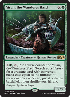 Yisan, the Wanderer Bard - Magic 2015 Core Set-(209)