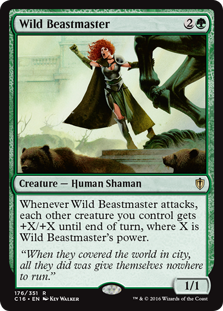 Wild Beastmaster - Commander 2016-(176)