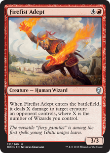 Firefist Adept - Dominaria-(121)-Foil