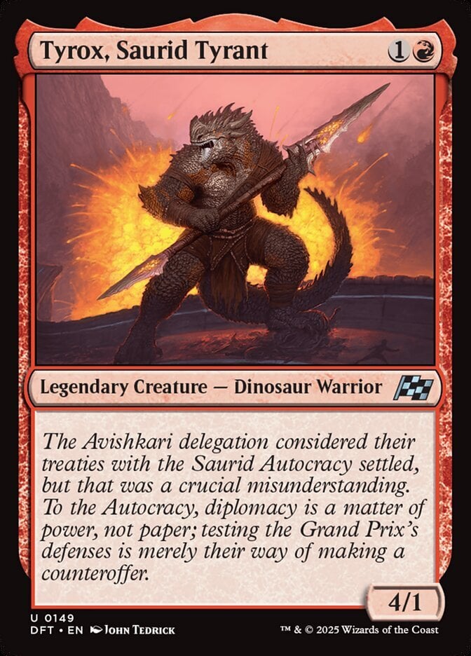 Tyrox, Saurid Tyrant - Aetherdrift-(149)