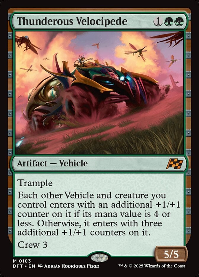 Thunderous Velocipede - Aetherdrift-(183)-Foil