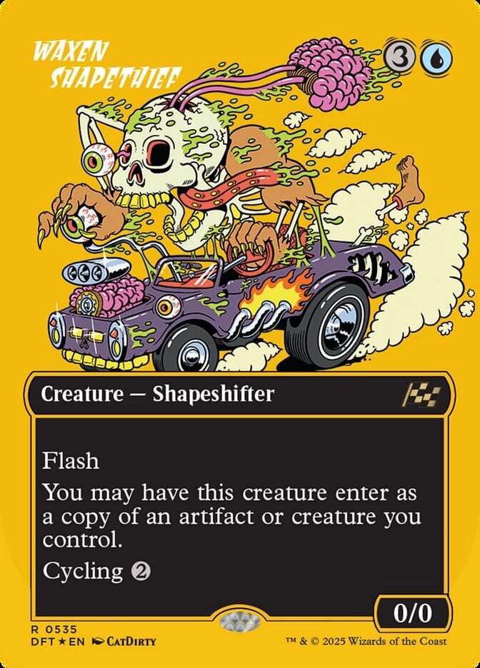 Waxen Shapethief - Aetherdrift-(535)-Foil