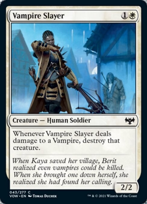 Vampire Slayer - Innistrad: Crimson Vow-(043)-Foil