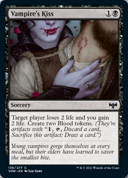 Vampire's Kiss - Innistrad: Crimson Vow-(136)