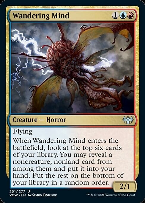 Wandering Mind - Innistrad: Crimson Vow-(251)-Foil