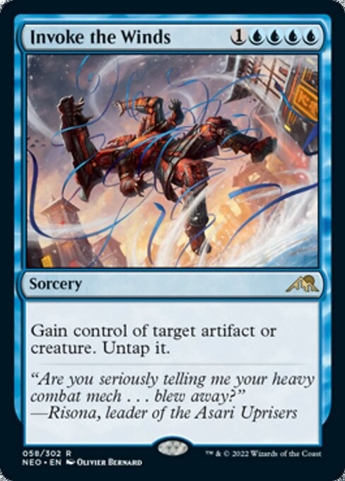 Invoke the Winds - Kamigawa: Neon Dynasty-(058)