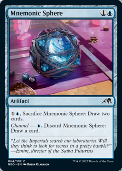 Mnemonic Sphere - Kamigawa: Neon Dynasty-(064)