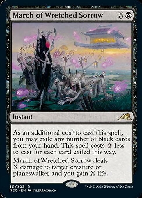 March of Wretched Sorrow - Kamigawa: Neon Dynasty-(111)