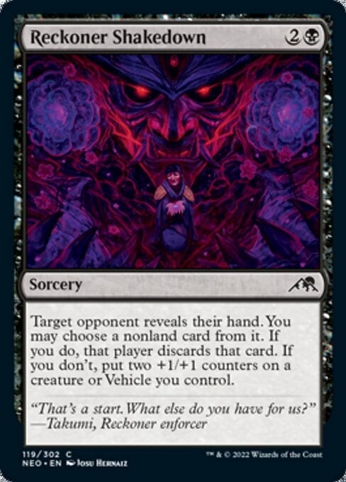 Reckoner Shakedown - Kamigawa: Neon Dynasty-(119)