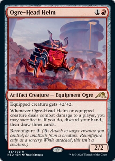 Ogre-Head Helm - Kamigawa: Neon Dynasty-(155)