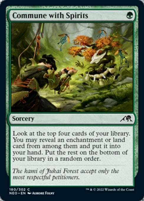 Commune with Spirits - Kamigawa: Neon Dynasty-(180)
