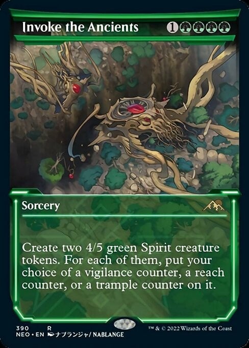 Invoke the Ancients - Kamigawa: Neon Dynasty-(390)