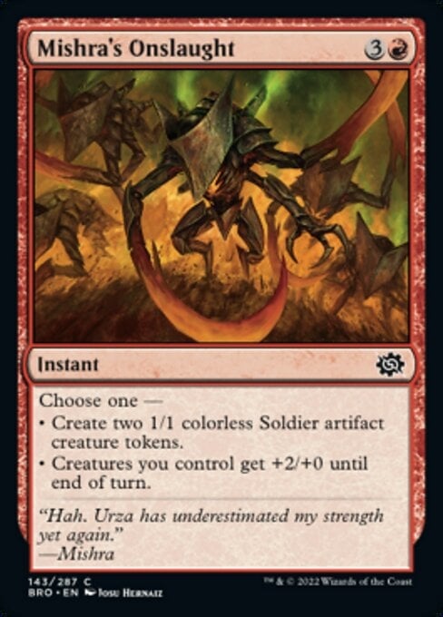 Mishra's Onslaught - The Brothers' War-(143)