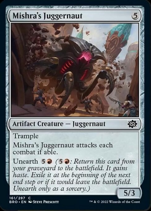 Mishra's Juggernaut - The Brothers' War-(161)