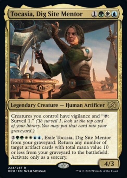Tocasia, Dig Site Mentor - The Brothers' War-(224)