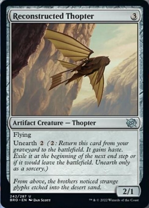 Reconstructed Thopter - The Brothers' War-(242)