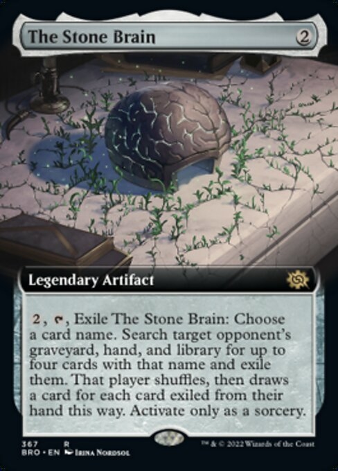 The Stone Brain - The Brothers' War-(367)-Foil