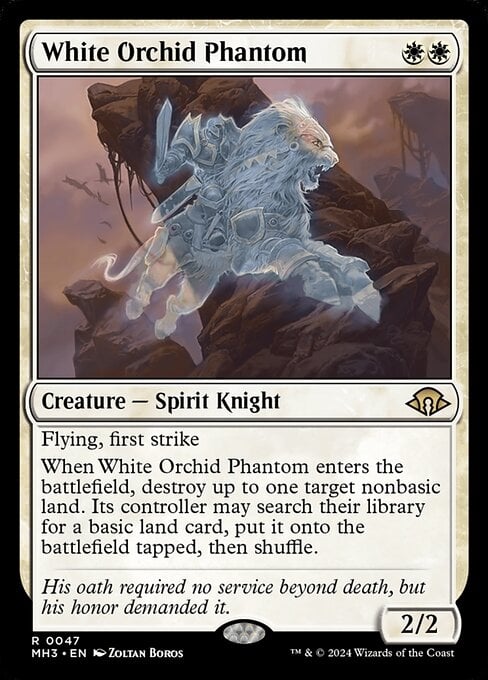 White Orchid Phantom - Modern Horizons 3-(047)
