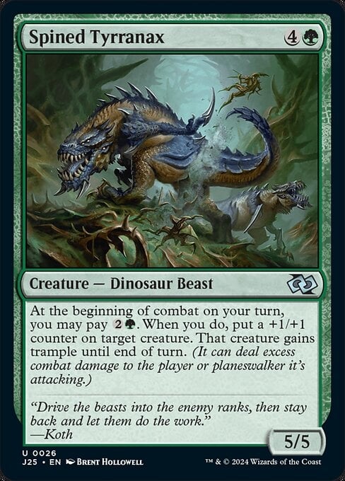 Spined Tyrranax - Foundations Jumpstart-(026)